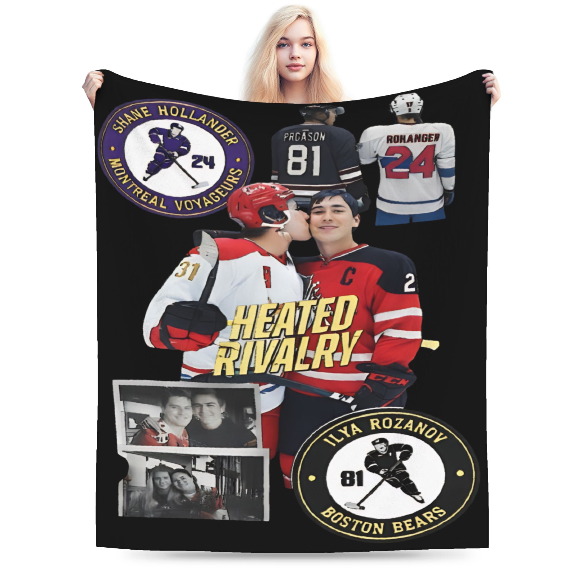 Home Office Romance - Warm Cozy Blanket Travel Office Ilya