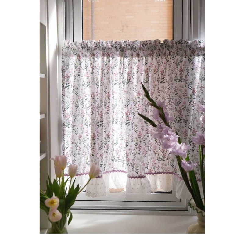 Home Office Romance - Cafe Style Romance French Curtains for
