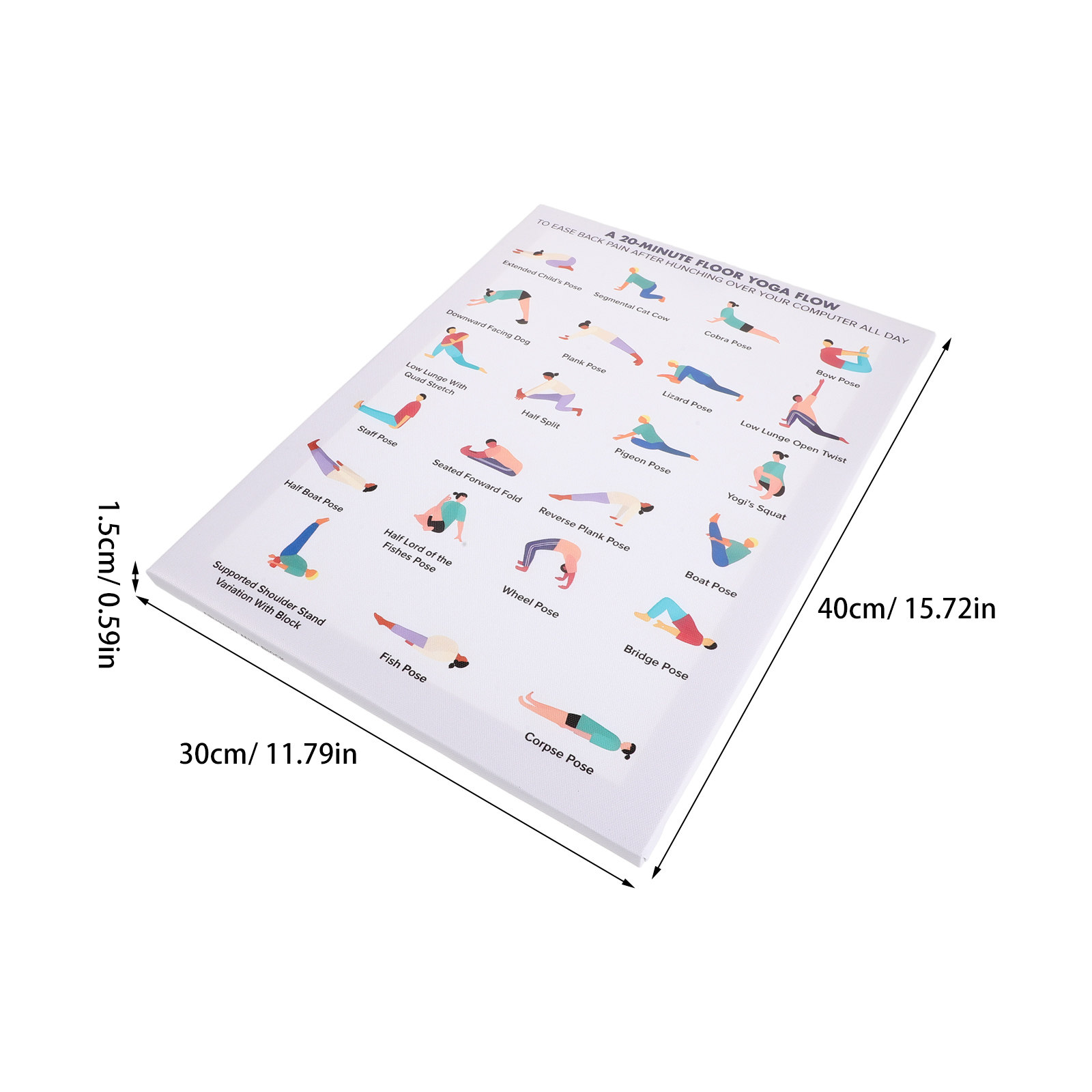 Yoga Poster Wall Art Bundle Mo - Home Office Furniture 리뷰 및 가격