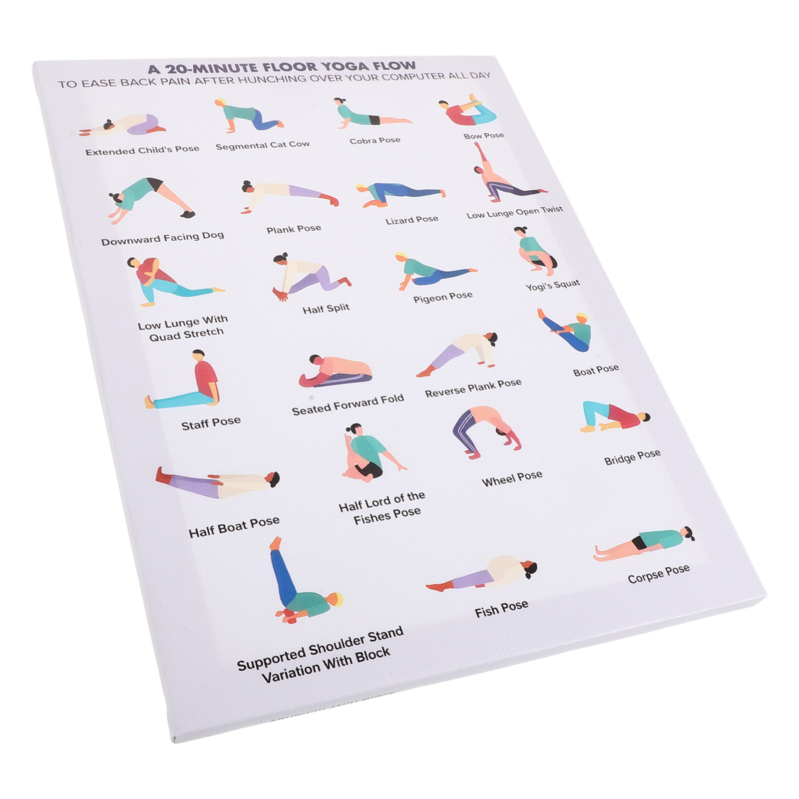 Yoga Poster Wall Art Bundle Mo - Home Office Furniture 리뷰 및 가격