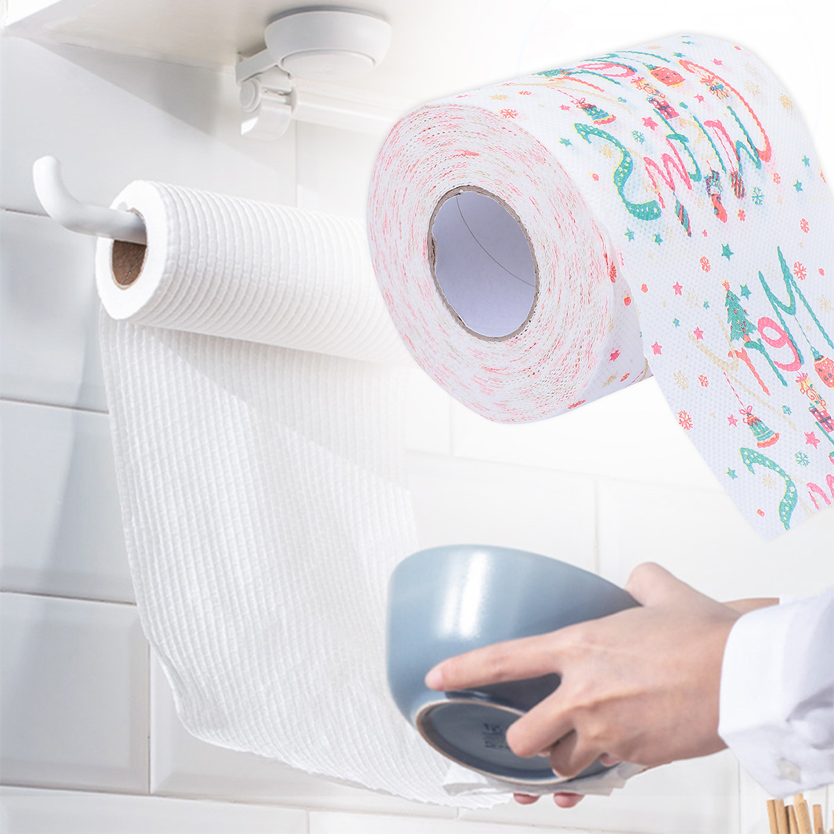 1 Roll Colorful Printed Toilet - Home Office Kitchen 리뷰 및 가격