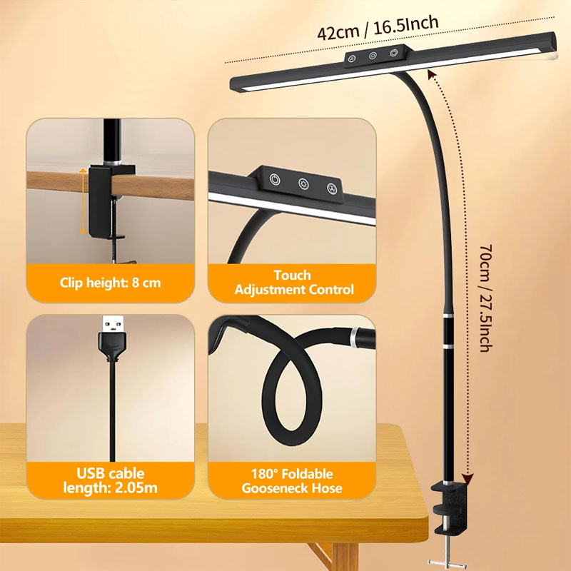 USB-Powered Clip Light LED Des - Desk Lamp Led 리뷰 및 가격