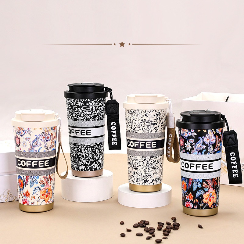 Steel Vacuum Straw Coffee Cup  - Home Office Hours 리뷰 및 가격