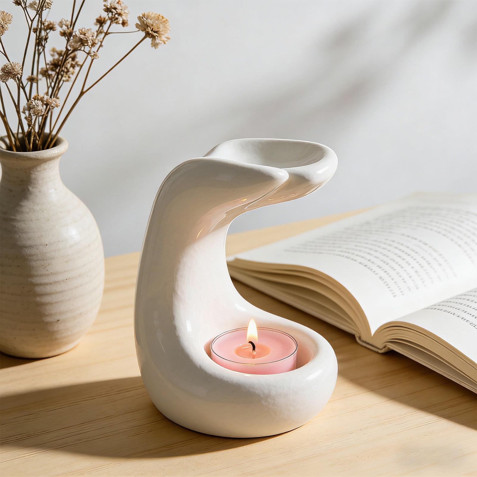 Tealight Wax Melt Warmer Palm  - Home Office Kitchen 리뷰 및 가격
