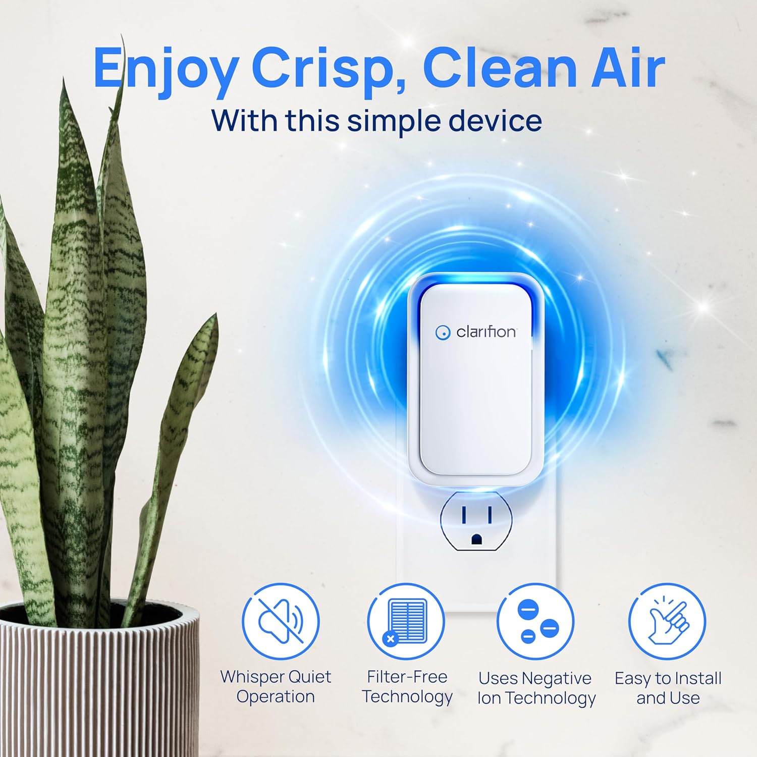 Negative Ion Air Purifier for  - Home Office Kitchen 리뷰 및 가격
