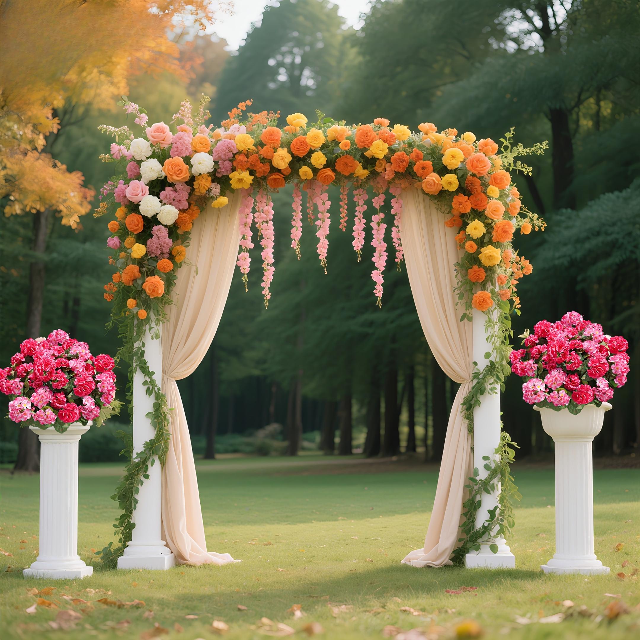 4 Bunches of Artificial Gerani - Home Office Romance 리뷰 및 가격
