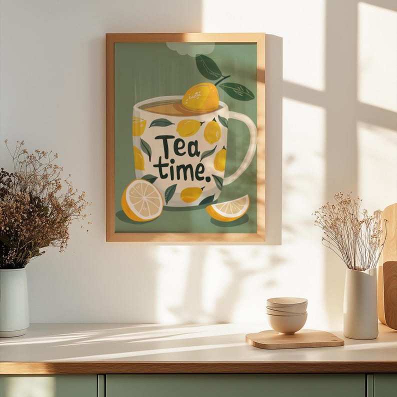 Modern Lemon Tea Time Aestheti - Home Office Furniture 리뷰 및 가격