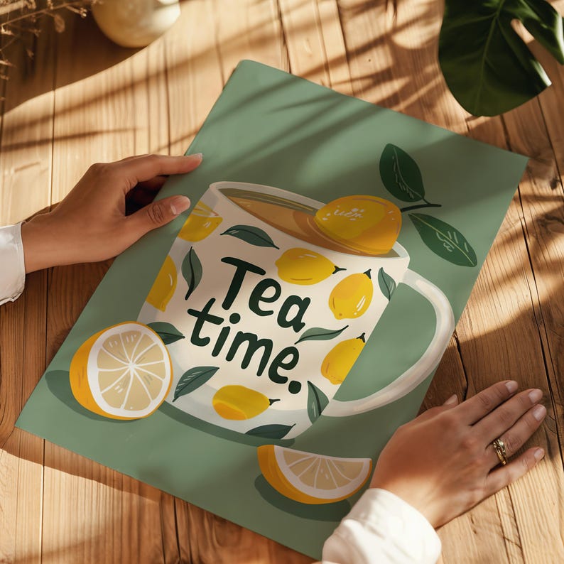 Modern Lemon Tea Time Aestheti - Home Office Furniture 리뷰 및 가격