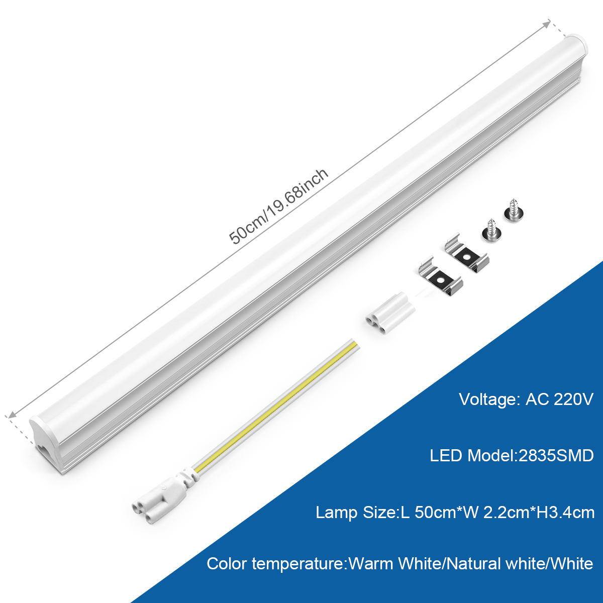 15W T5 LED Tube Light 50cm, En - Home Office Hours 리뷰 및 가격