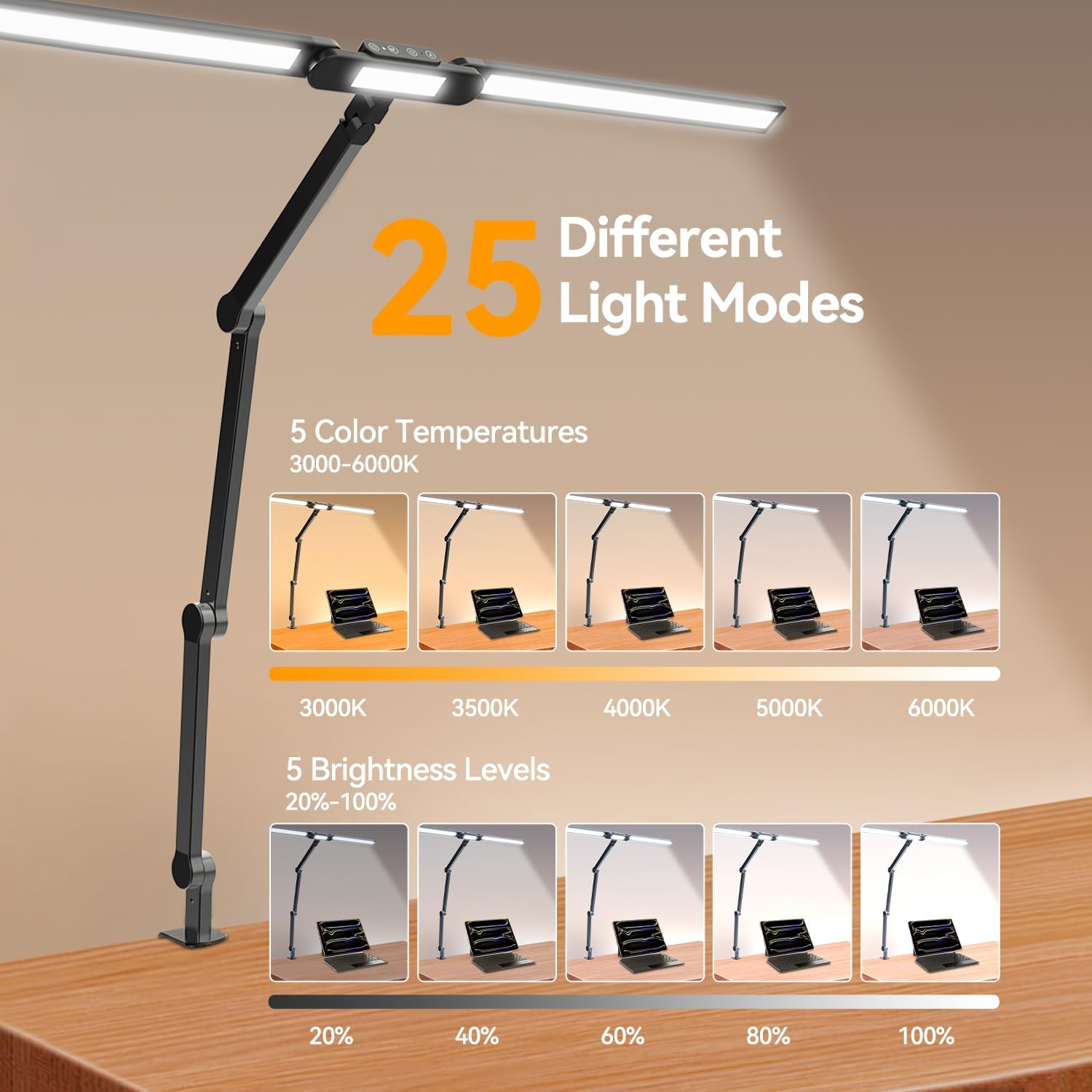 24W Ultra Bright LED Architect - Desk Lamp Led 리뷰 및 가격