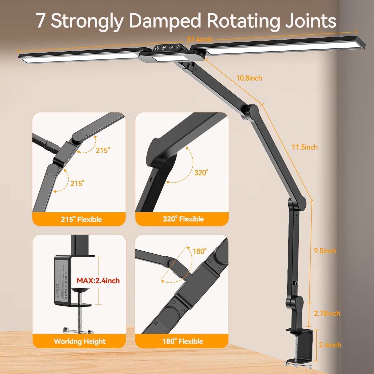 24W Ultra Bright LED Architect - Desk Lamp Led 리뷰 및 가격