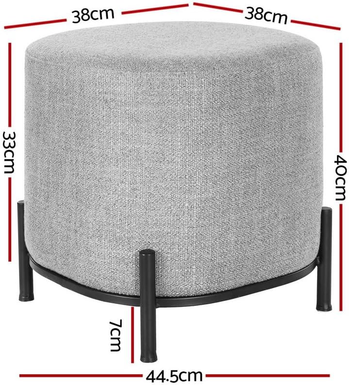 **/Ottoman, Round Footstool Lo - Home Office Furniture 리뷰 및 가격