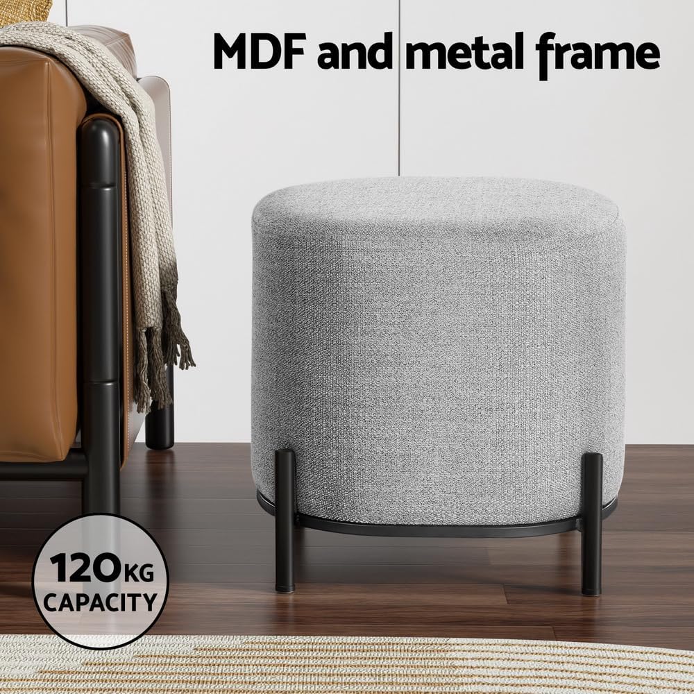 **/Ottoman, Round Footstool Lo - Home Office Furniture 리뷰 및 가격
