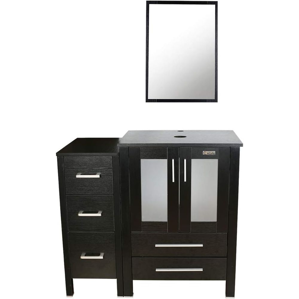 36 Deep Pedestal Bathroom Vani - Drawer Pedestal Cabinet 리뷰 및 가격