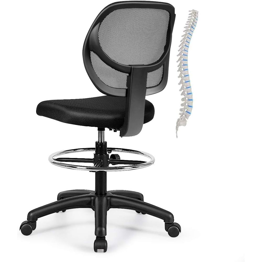 Ergonomic Black Mesh Swivel Of - Home Office Kitchen 리뷰 및 가격
