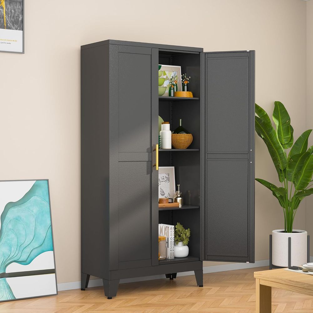48 Metal Cabinet with 3 Adjust - Home Office Kitchen 리뷰 및 가격