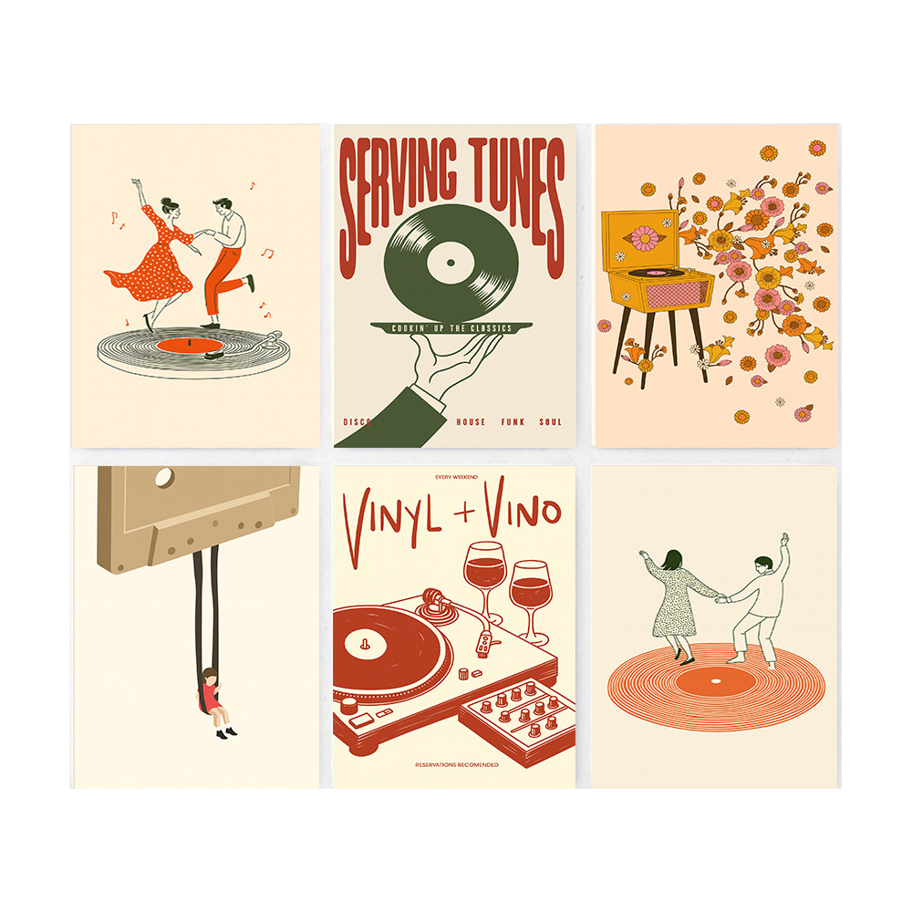 1pc Vintage Music Canvas Poste - Home Office Furniture 리뷰 및 가격