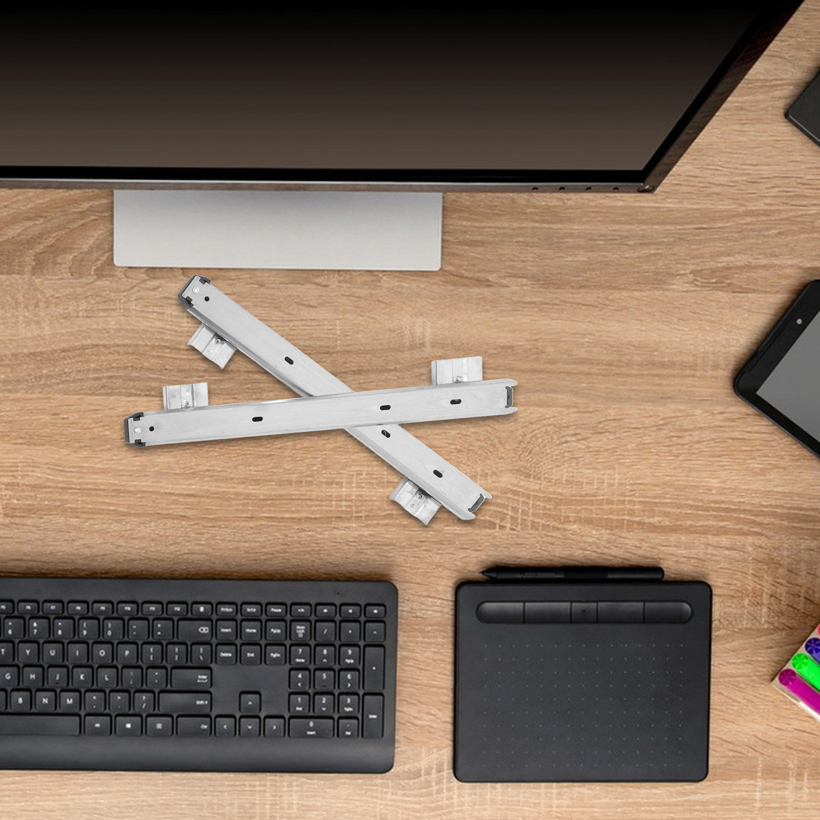 2Pcs Ball Bearing Drawer Slide - Keyboard Tray Under Desk 리뷰 및 가격