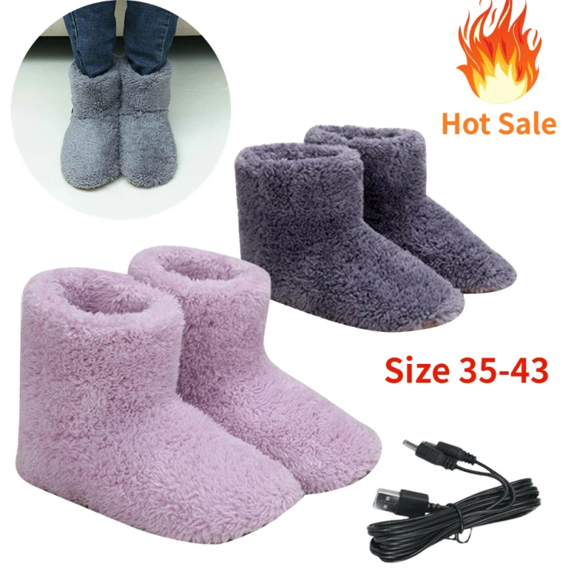 Useful Plush USB Heated Shoes  - Home Office Hours 리뷰 및 가격
