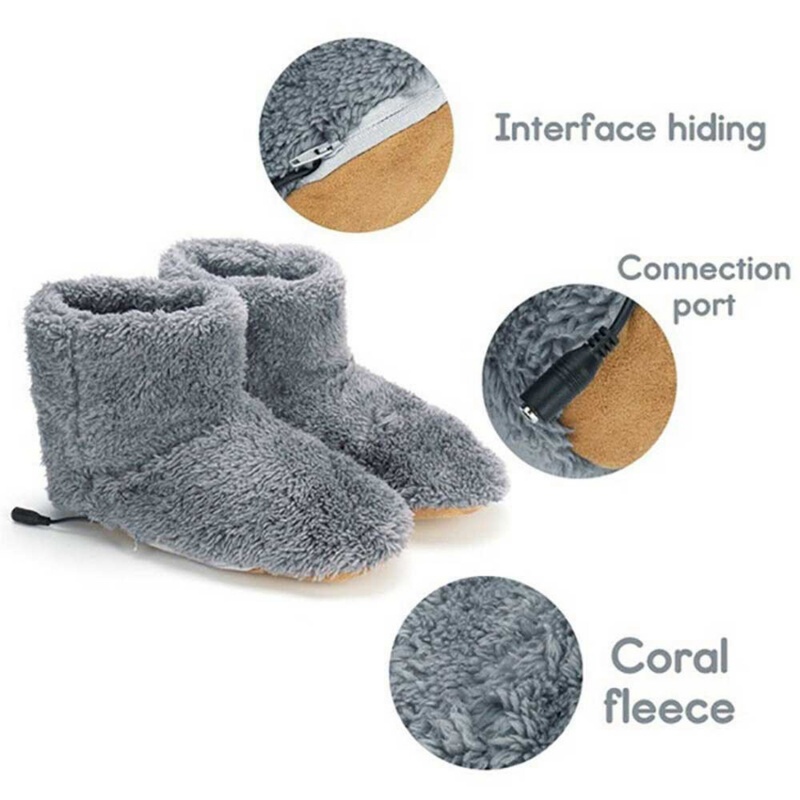 Useful Plush USB Heated Shoes  - Home Office Hours 리뷰 및 가격