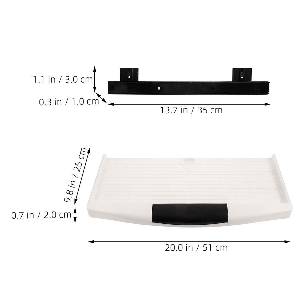 1Set Keyboard Tray Under Desk  - Keyboard Tray Under Desk 리뷰 및 가격