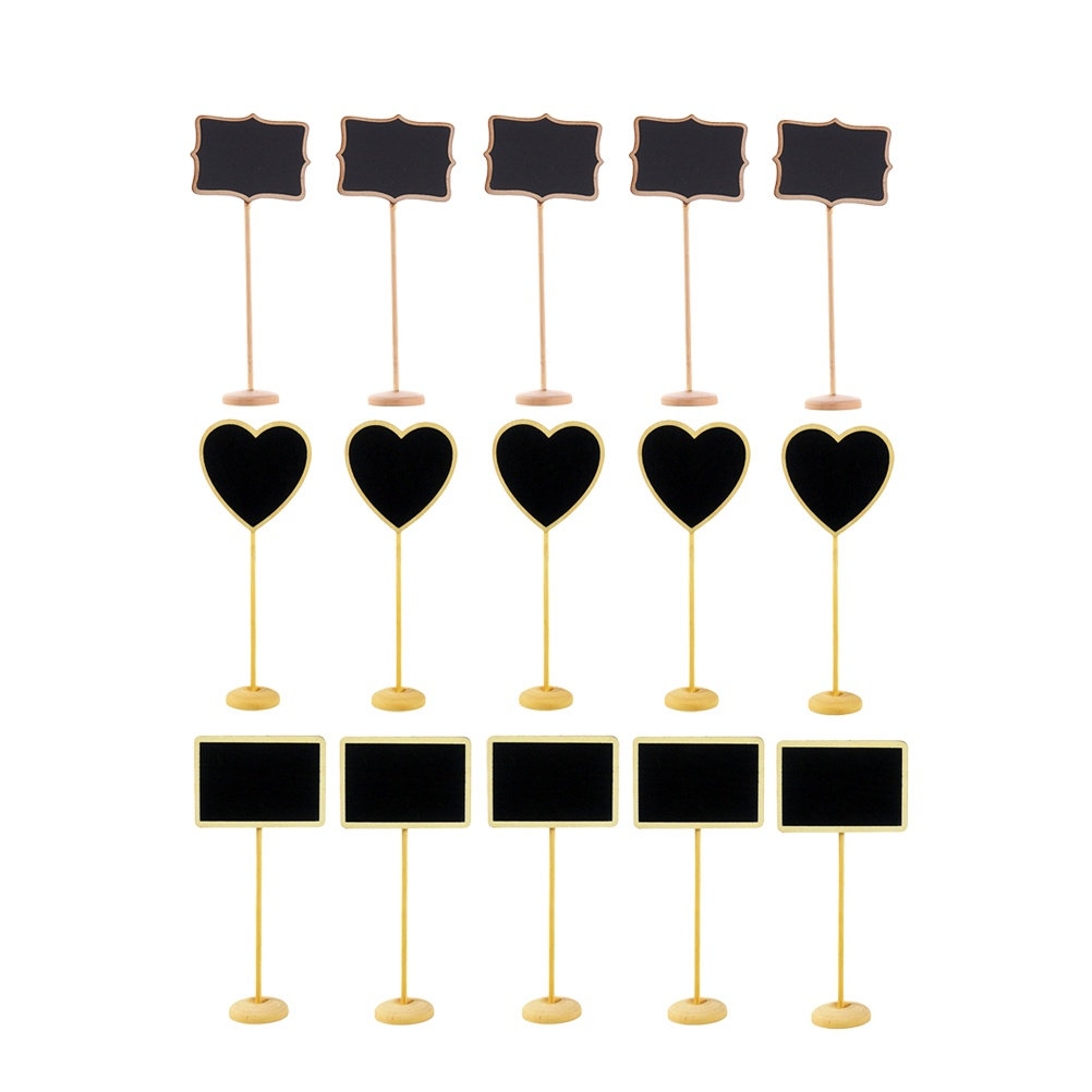 15Pcs Wooden Mini Blackboard M - Home Office Mood Board 리뷰 및 가격