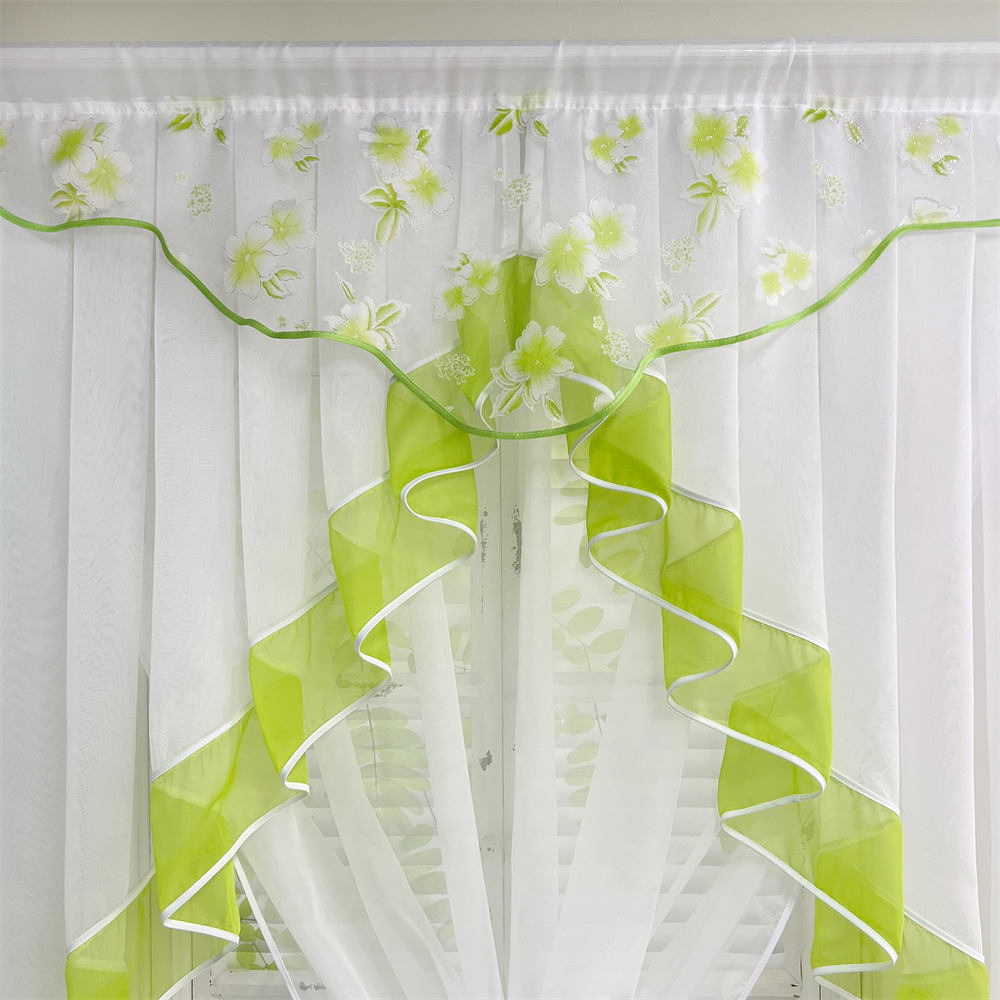 Blossom Print Sheer Curtains S - Home Office Romance 리뷰 및 가격