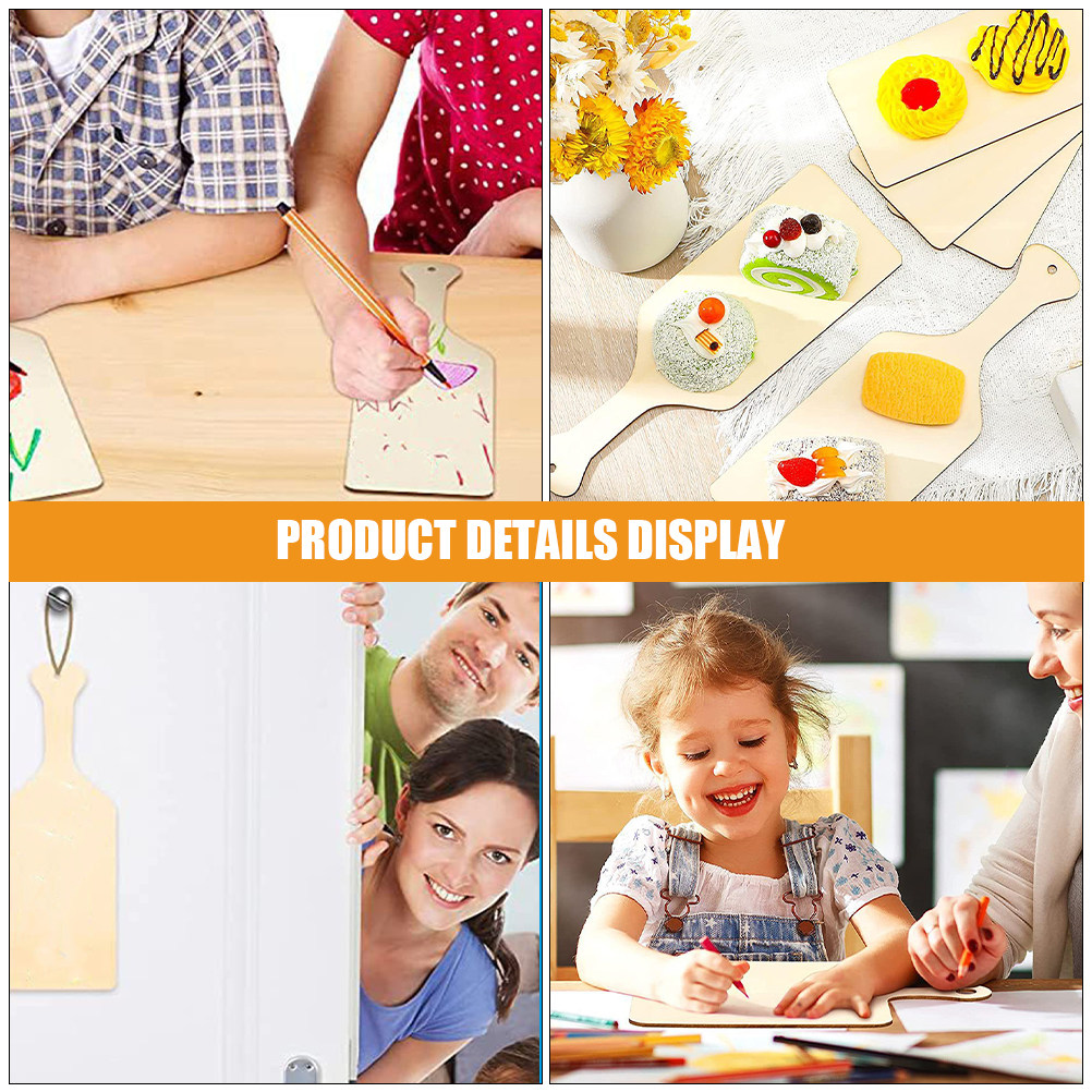 6Pcs Blank Wooden Cutting Boar - Home Office Kitchen 리뷰 및 가격