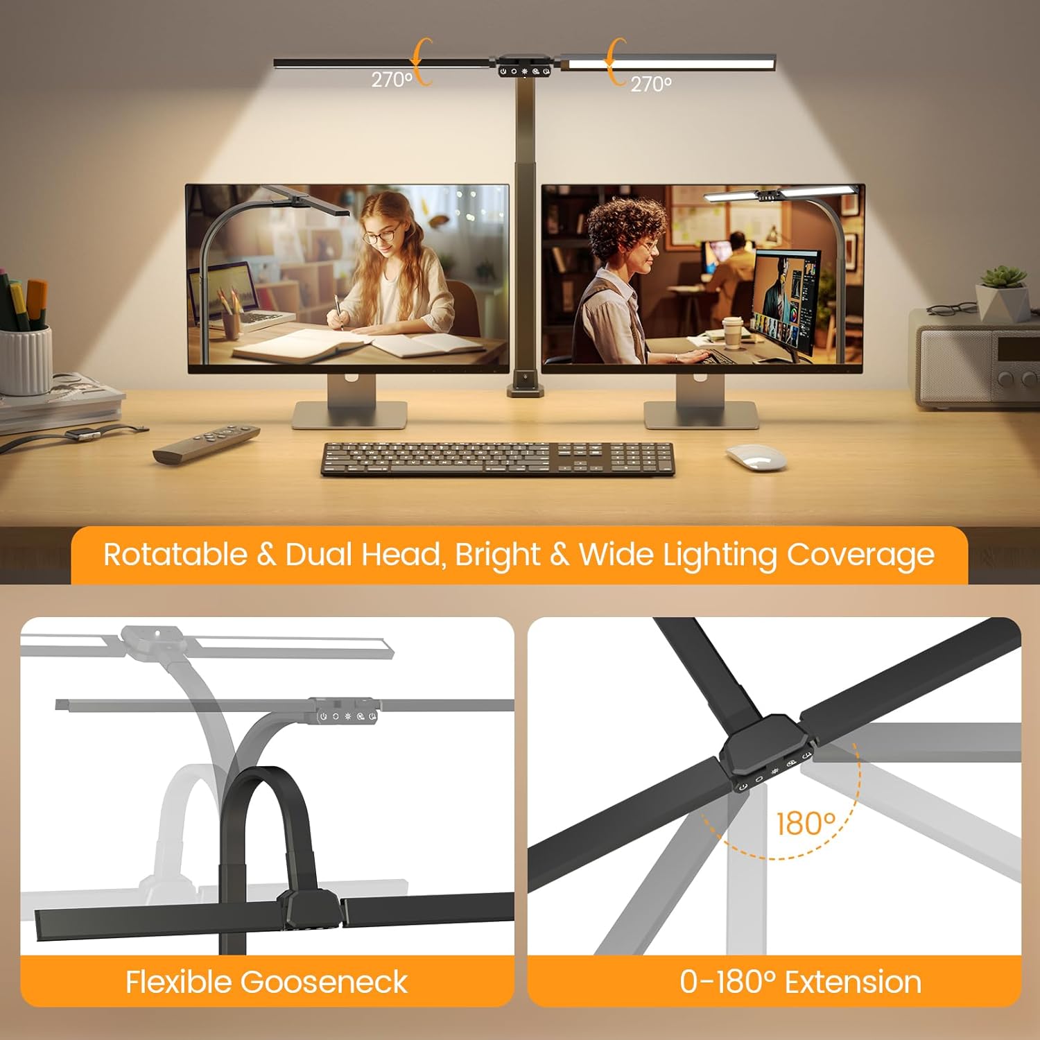Upgraded RGB LED Desk Lamp wit - Desk Lamp Led 리뷰 및 가격