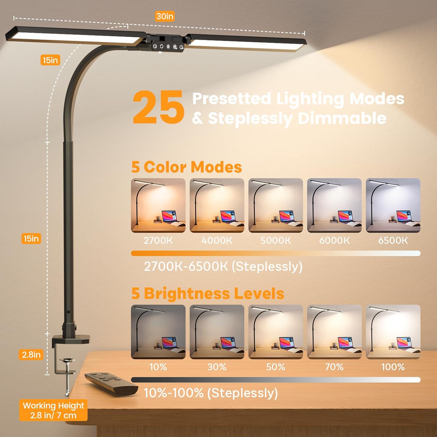 Upgraded RGB LED Desk Lamp wit - Desk Lamp Led 리뷰 및 가격