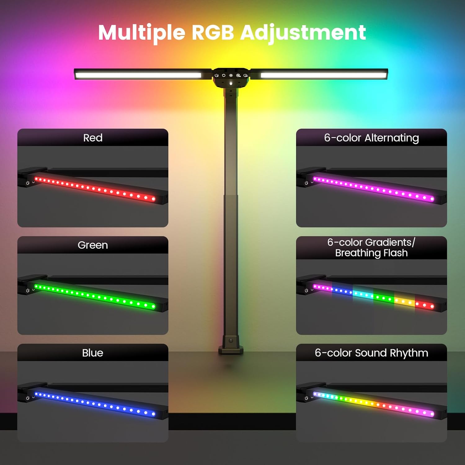 Upgraded RGB LED Desk Lamp wit - Desk Lamp Led 리뷰 및 가격