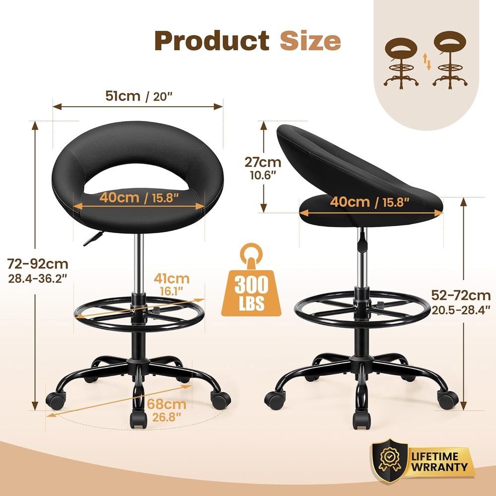 Adjustable Swivel Bar Stools w - Home Office Kitchen 리뷰 및 가격