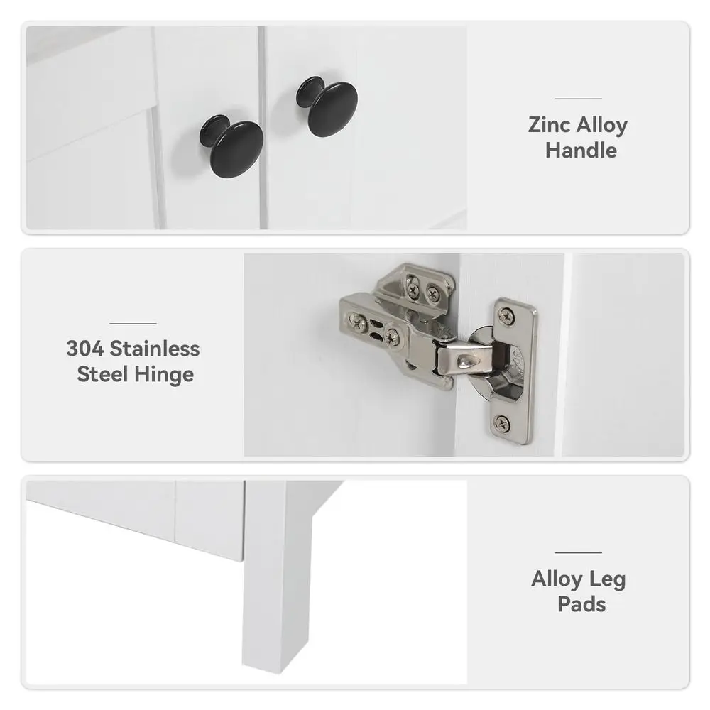 Inch White Bathroom Vanity wit - Drawer Pedestal Cabinet 리뷰 및 가격