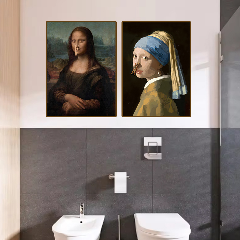 1pc Funny Abstract Bathroom To - Home Office Furniture 리뷰 및 가격