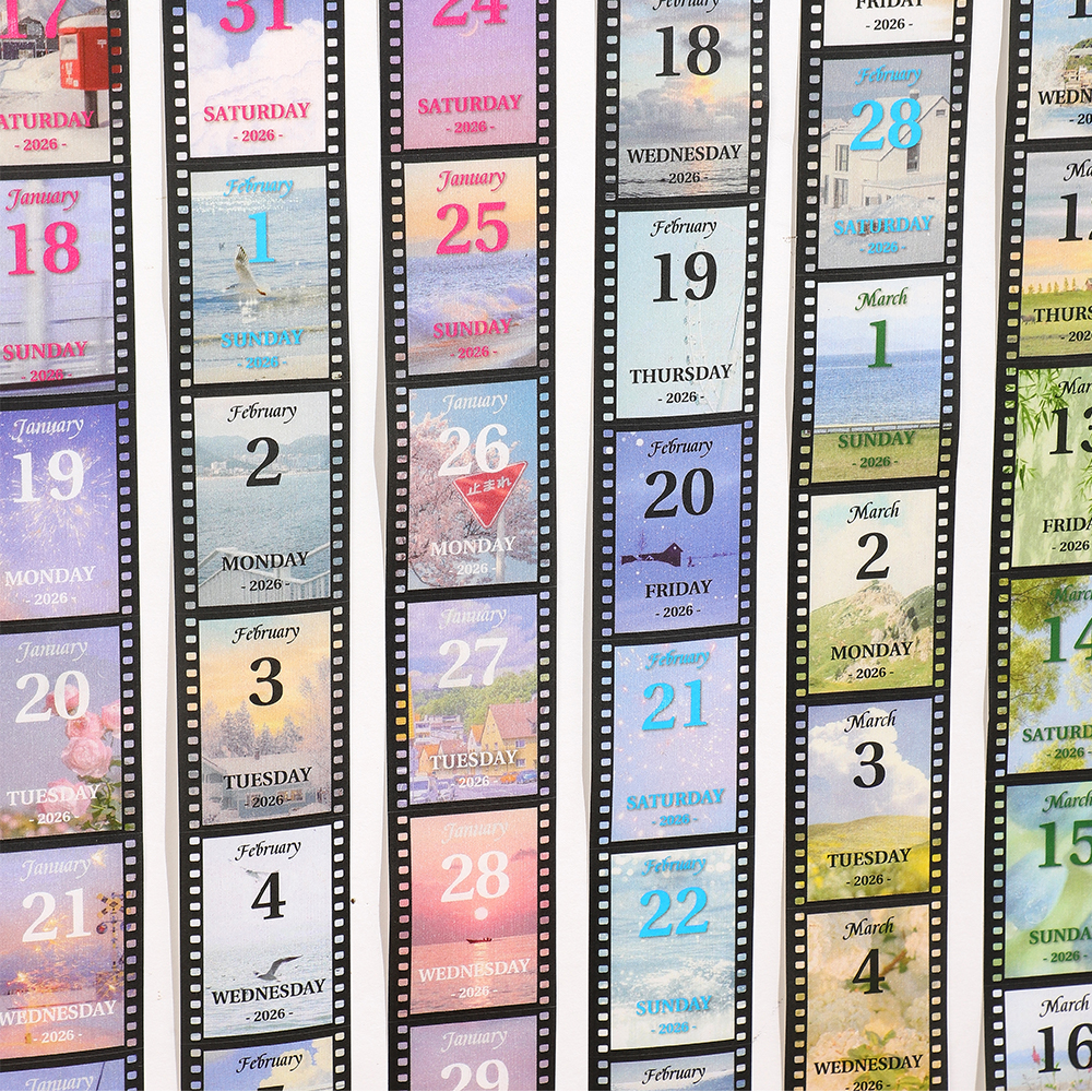 1 Roll 2026 Washi Tape Calenda - Home Office 365 리뷰 및 가격