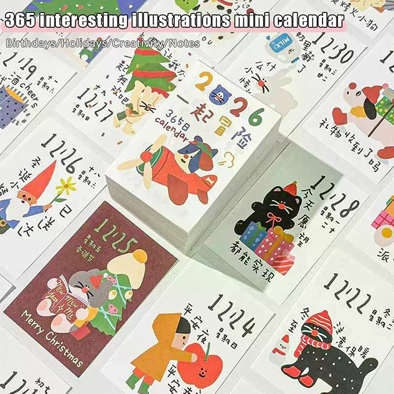 Mini 365 Day Calendar 2026 Pla - Home Office 365 리뷰 및 가격