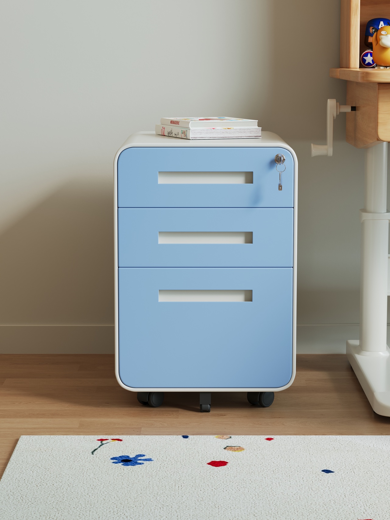 ￥%Modern Simple Kids' 3-Drawer - Drawer Pedestal Cabinet 리뷰 및 가격
