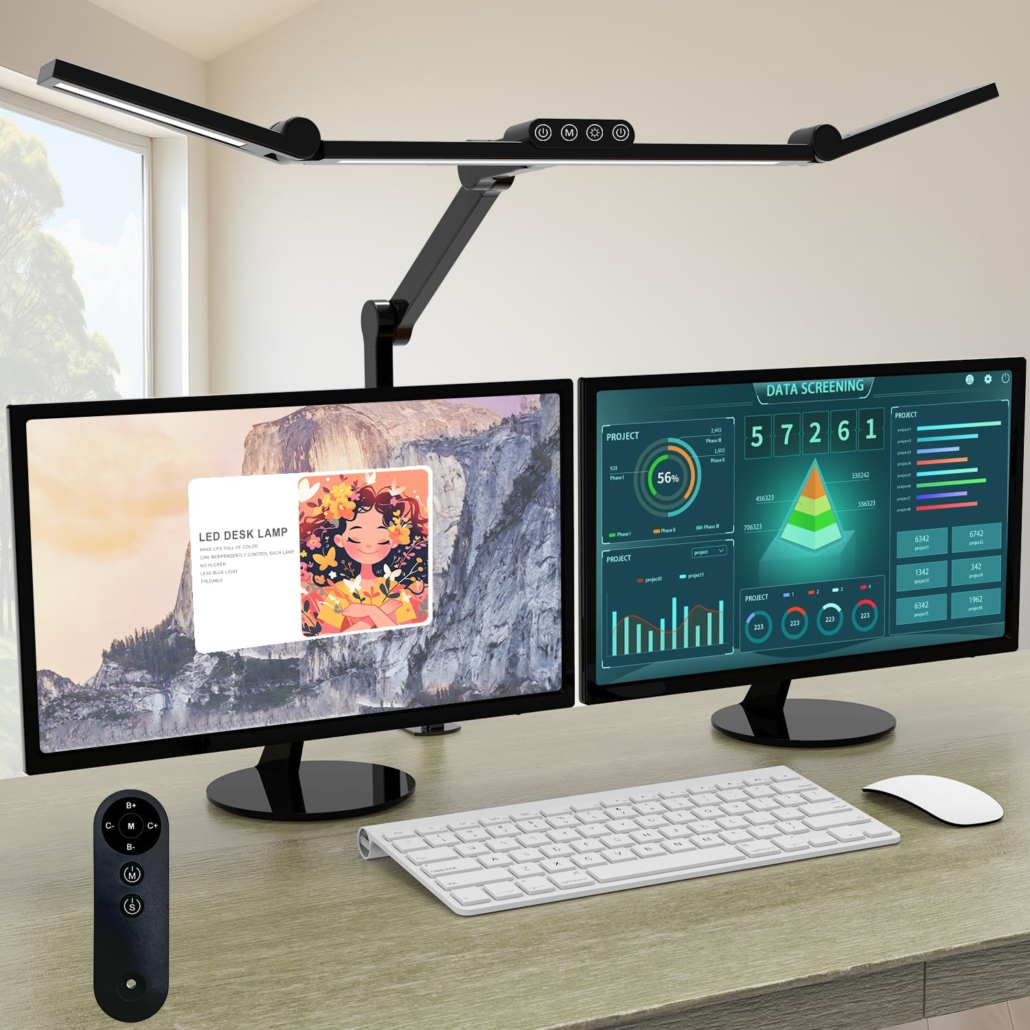 24W LED Desk Lamp with Clamp,  - Desk Lamp Led 리뷰 및 가격