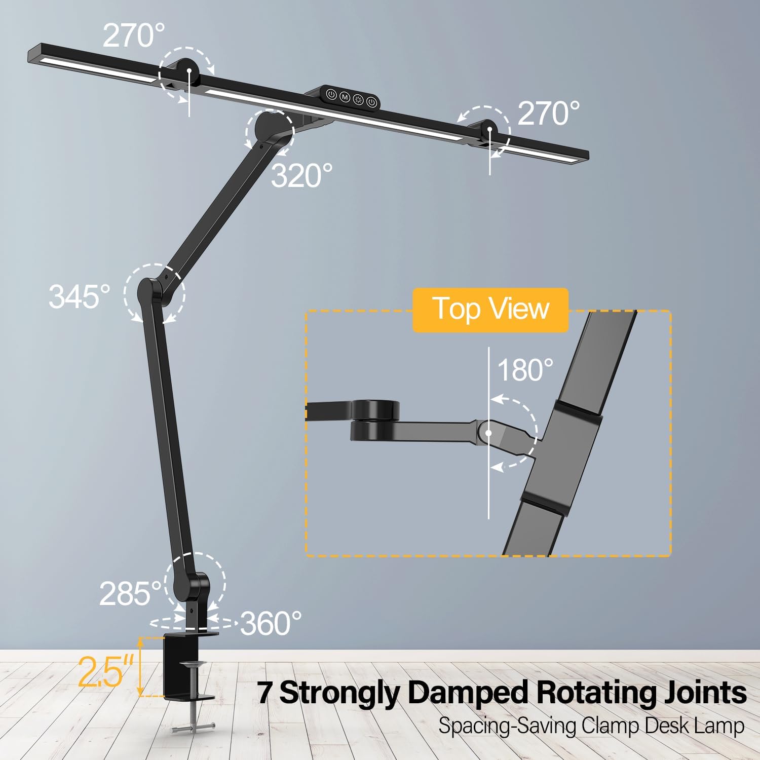 24W LED Desk Lamp with Clamp,  - Desk Lamp Led 리뷰 및 가격