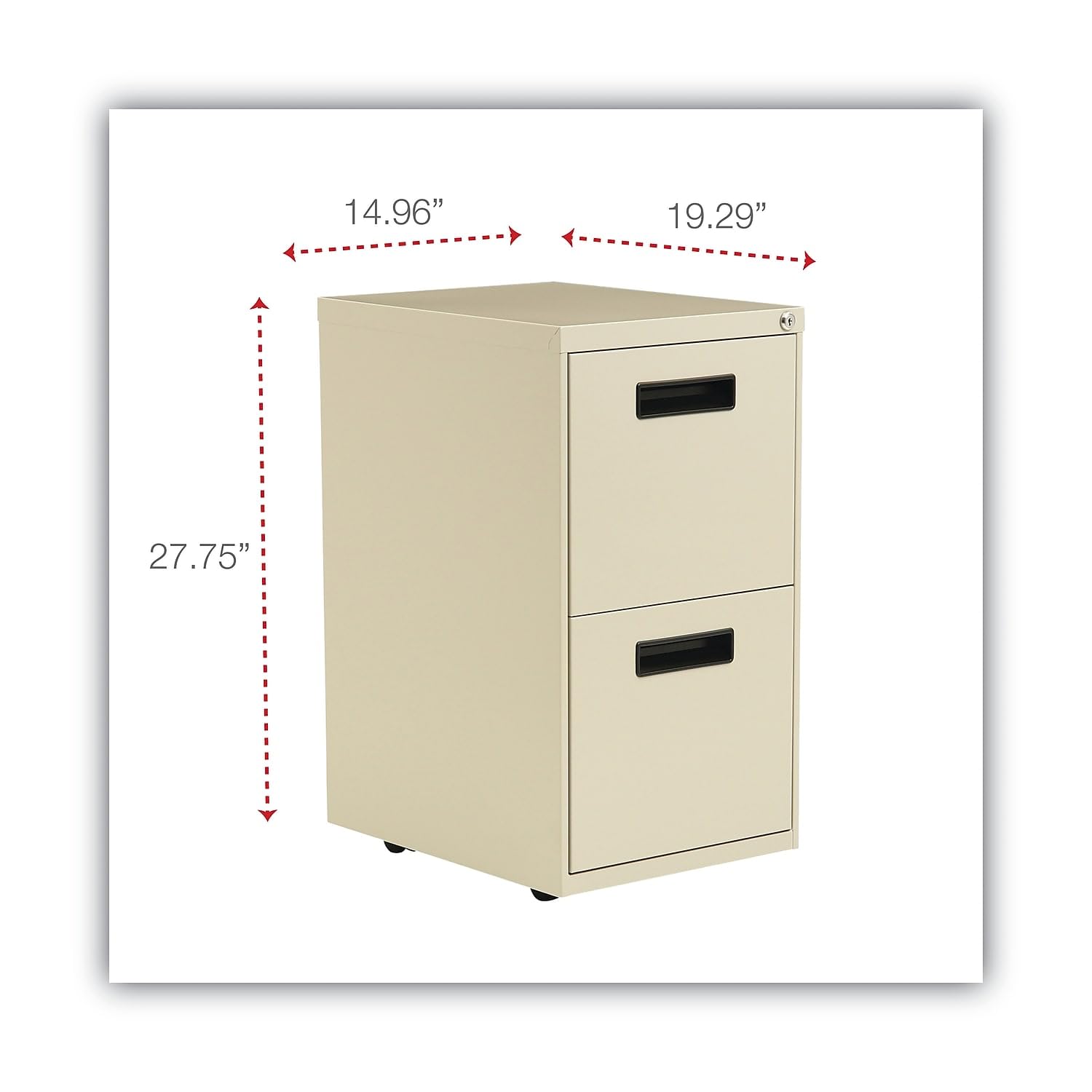 2-Drawer Metal File Cabinet, L - Drawer Pedestal Cabinet 리뷰 및 가격