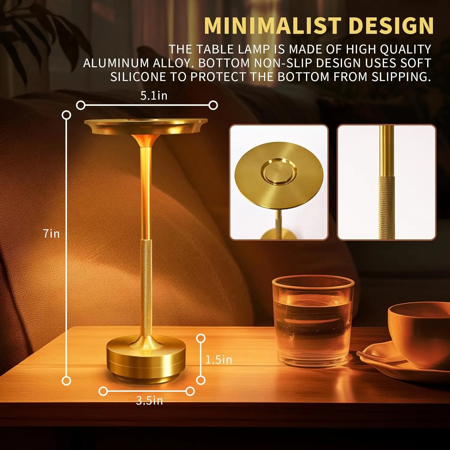 GGbingo Alloy Table Lamp Bedro - Desk Lamp Led 리뷰 및 가격