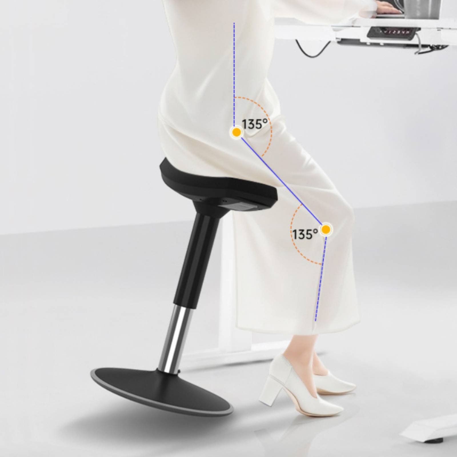 Saddle Stool Comfortable Long  - Home Office Furniture 리뷰 및 가격