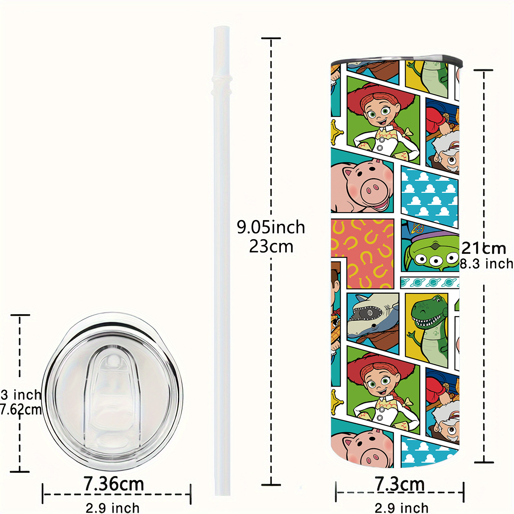 1pc 20oz Disney Toy Story Comi - Home Office Hours 리뷰 및 가격