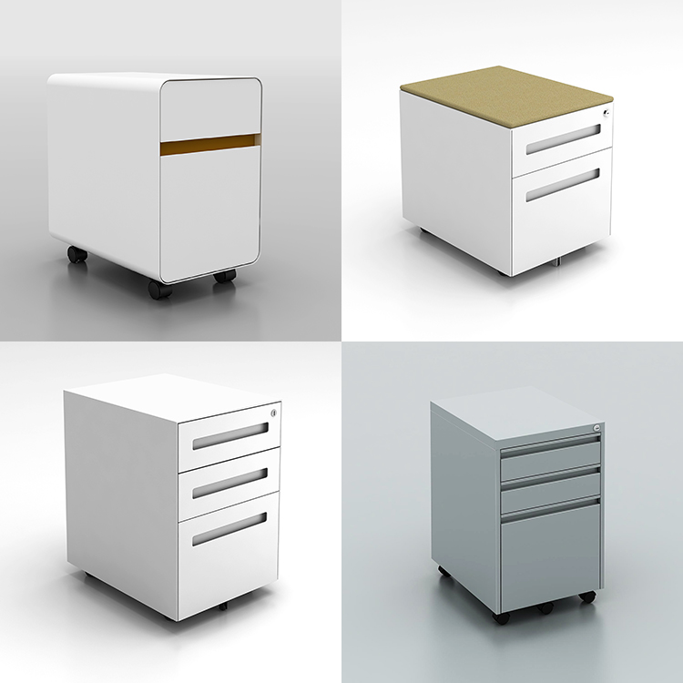 Modern Mobile Metal Pedestal w - Drawer Pedestal Cabinet 리뷰 및 가격