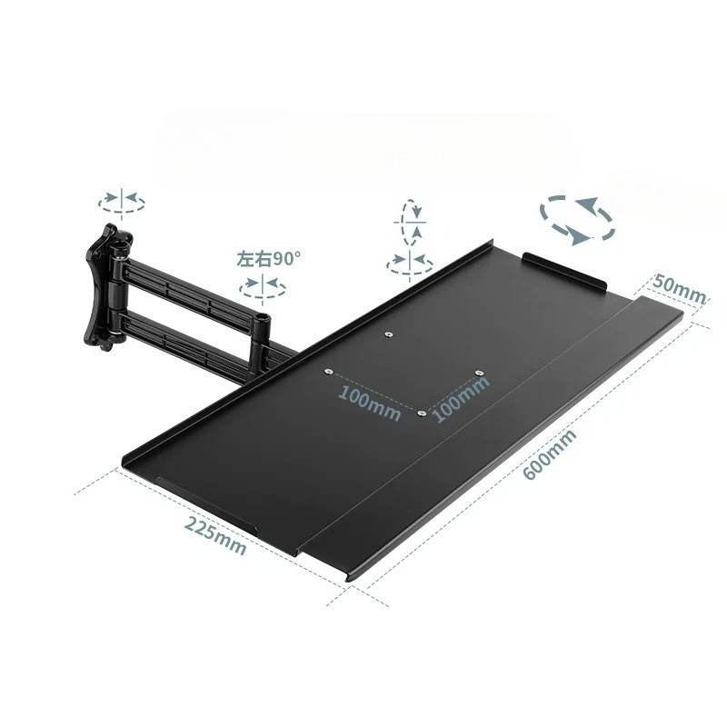 Wall Mount Telescopic Keyboard - Keyboard Tray Under Desk 리뷰 및 가격